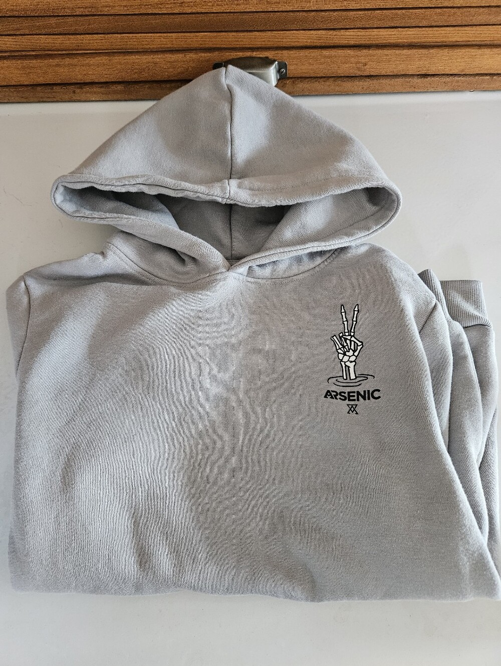 Kids Grey Arsenic Hoodie Sink Or Swim